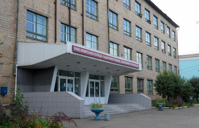 Krasnojarskas koledžas, kuru pamatā ir 9 klases